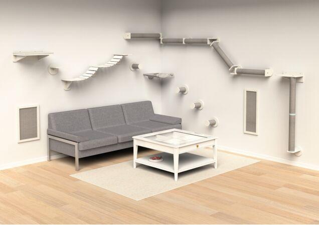 Actual product image Trixie Climbing level (18 cm, White-grey)