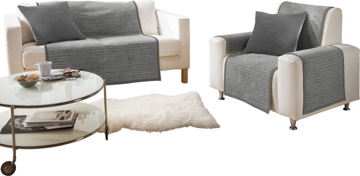 Actual product image Erwin Müller Armchair and sofa cover set 3 pcs. (50 x 200 cm)