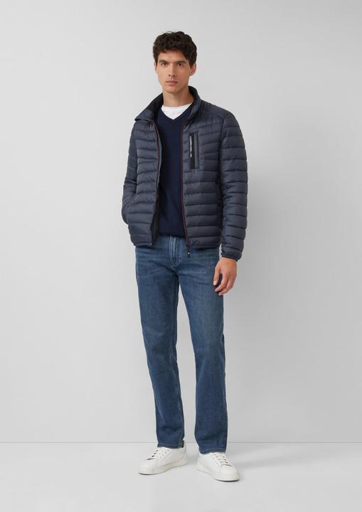 Image du produit s.Oliver Strickpullover Strickpullover mit Logo-Stickerei (L)