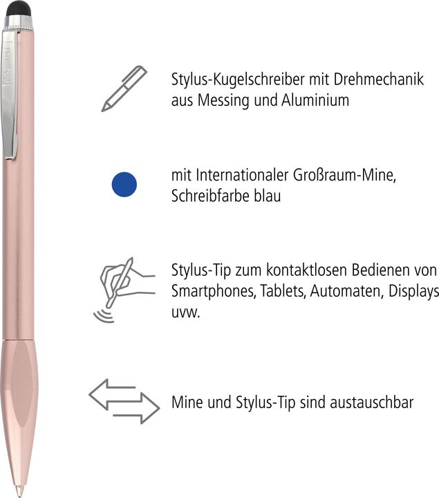 Actual product image Online BEST AGER - Ballpoint pen (Pink gold)