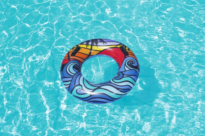Immagine prodotto Bestway 36350 / 23 Giocattolo gonfiabile per piscina e spiaggia Tubo galleggiante con motivo multicolore