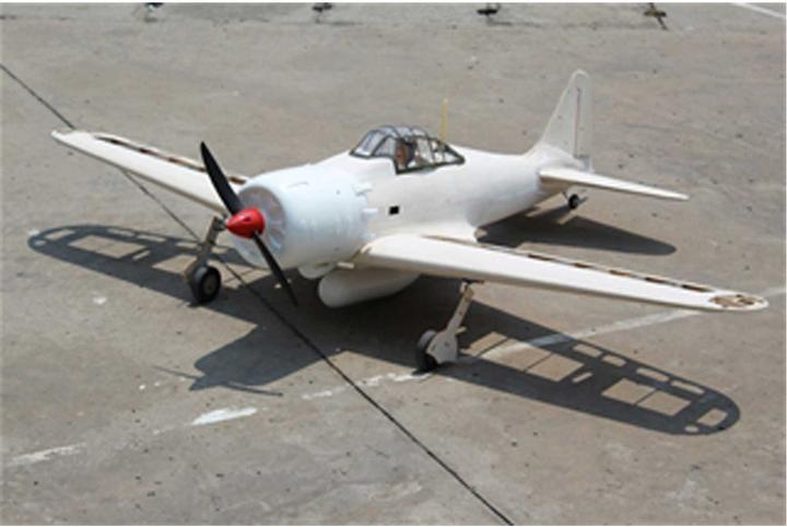 Actual product image Seagull Models a6m2 zero 67" master scale kit edition wooden warbird kit (Glider)