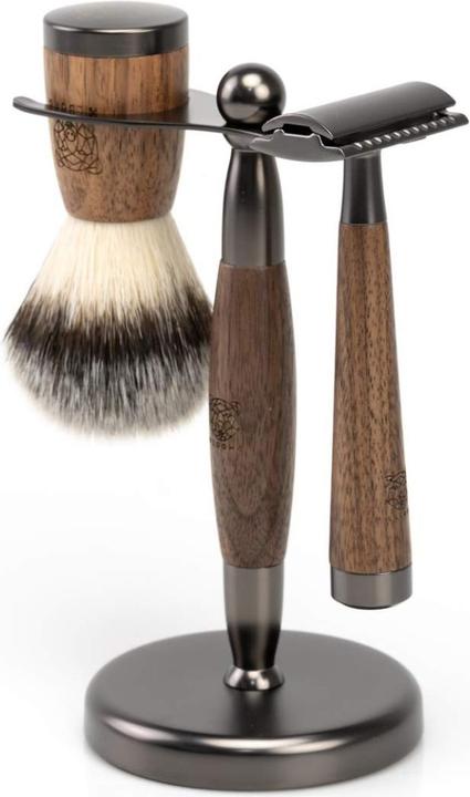 Produktbild Wldoho Rasierständer "BURAN" gross Walnussholz