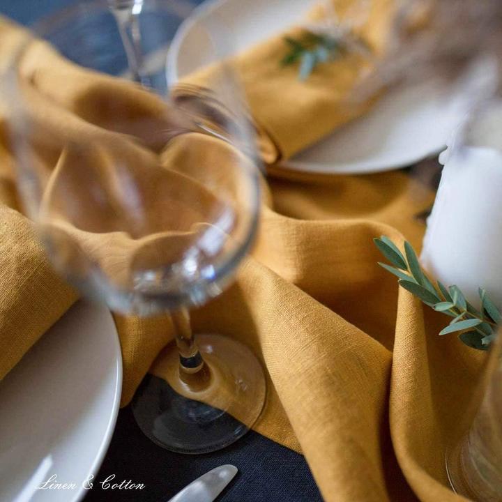 Image du produit Linen & Cotton Tischläufer Hygge (200 x 40 cm)