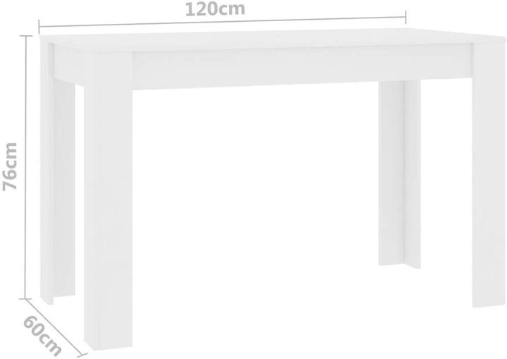 Image du produit vidaXL Esstisch (120 x 60 x 76 cm)
