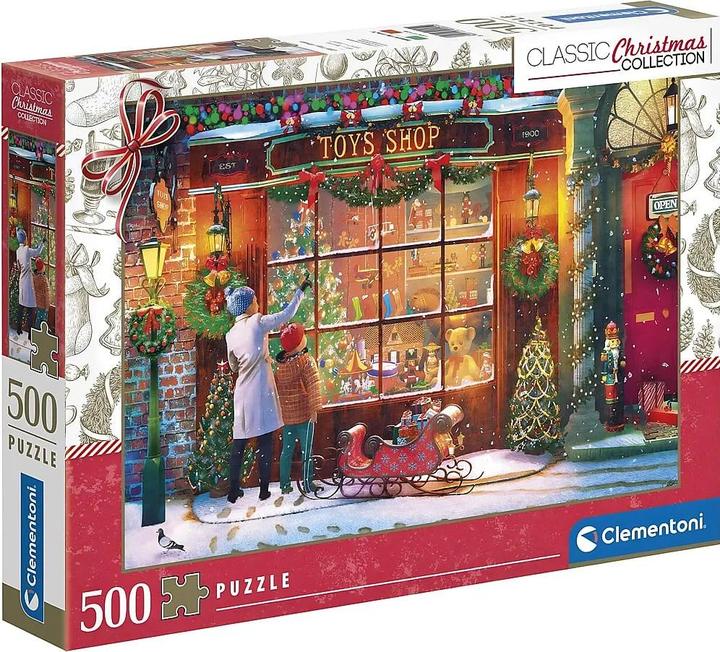 Immagine prodotto Clementoni Puzzle 500 Classic Christmas Collection (500 pezzi)