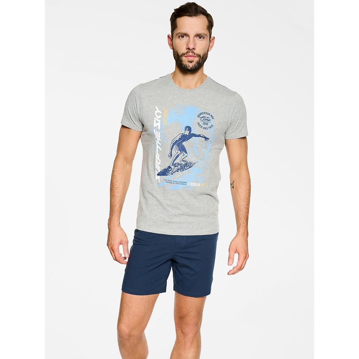 Henderson, Herren, Pyjama, Pyjama, Grau, (XXL)