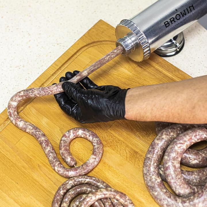 Actual product image Lumarko Manuelle Edelstahl-Wurstfüllmaschine 1,5 kg