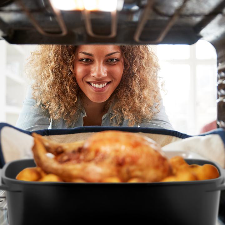 Image du produit Relaxdays Rôtissoire (Cocotte + faitout, Aluminium)