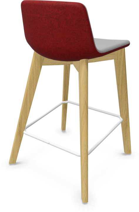 Grey, red melange, White, Ash natural light grey stained