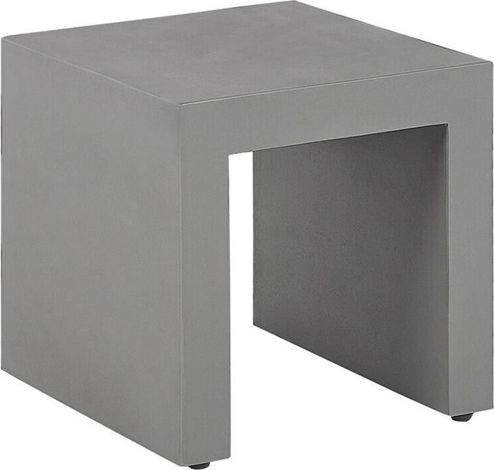 Produktbild Beliani Gartenmöbel Set Beton grau 6-Sitzer U-Form TARANTO (180 cm)