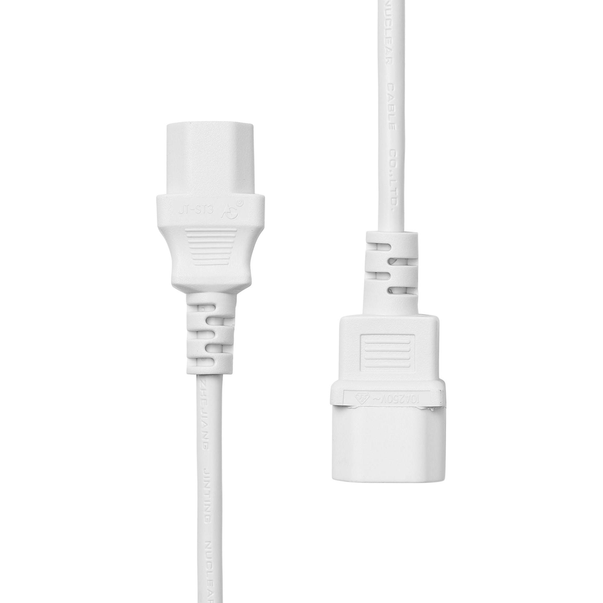 ProXtend Power Extension Cord C13 to C14 3M White (3 m), Stromkabel