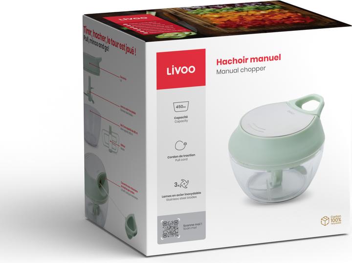 Produktbild Livoo Manueller Fleischwolf (450 ml)