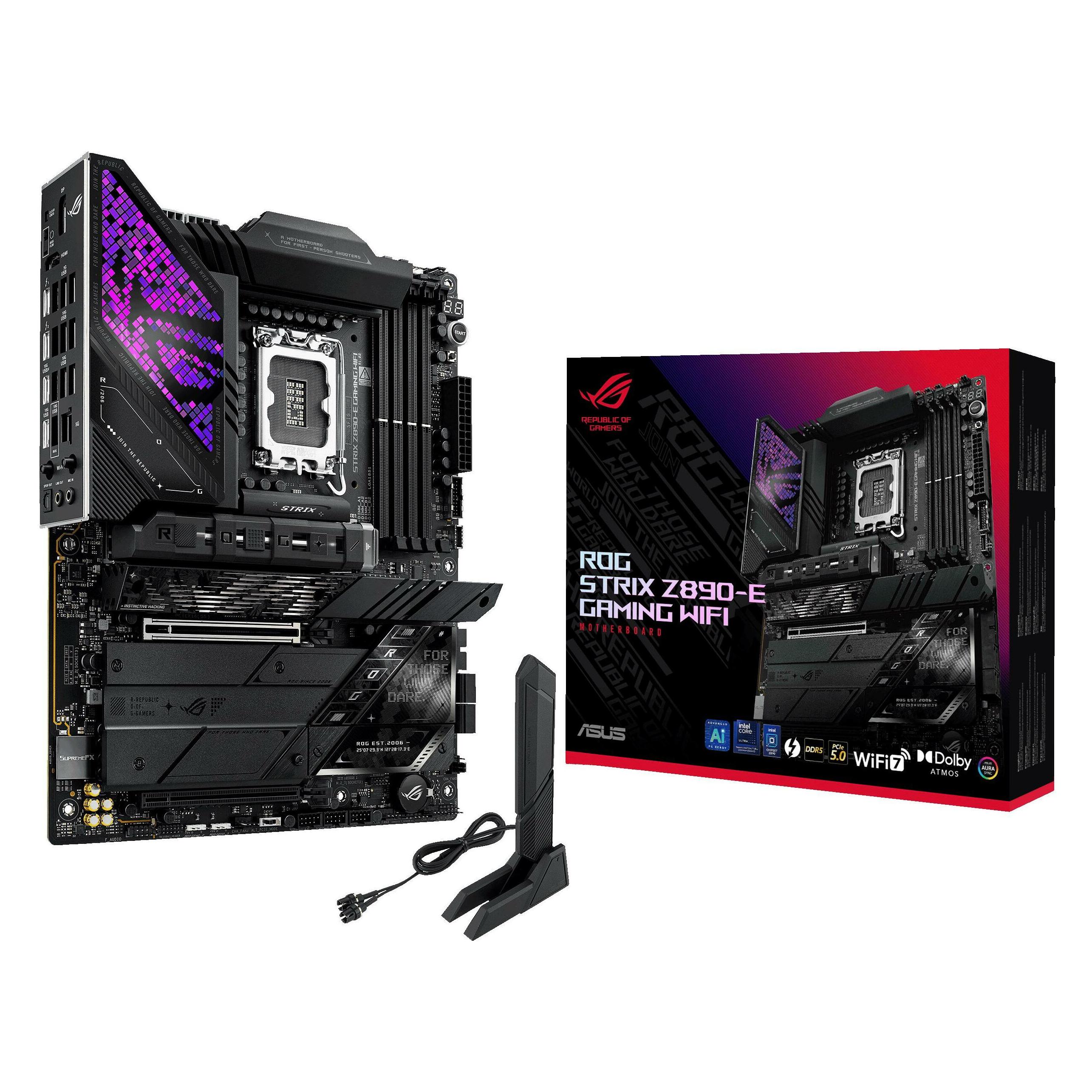 ASUS ROG STRIX Z890-E GAMING WIFI (LGA 1851, Intel Z890, ATX), Mainboard