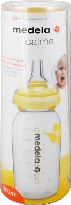 Actual product image Medela calma bottle with teat 250 ml, 1 pc. Bottles