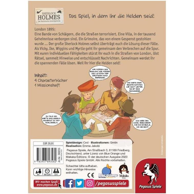Thumbnail - Pegasus 36022G - Sherlock Holmes - Die Nachwuchs-Investigatoren,Krimi-Comic-Spiel ab 8 Jahre (DE-Ausgabe) (Deutsch)