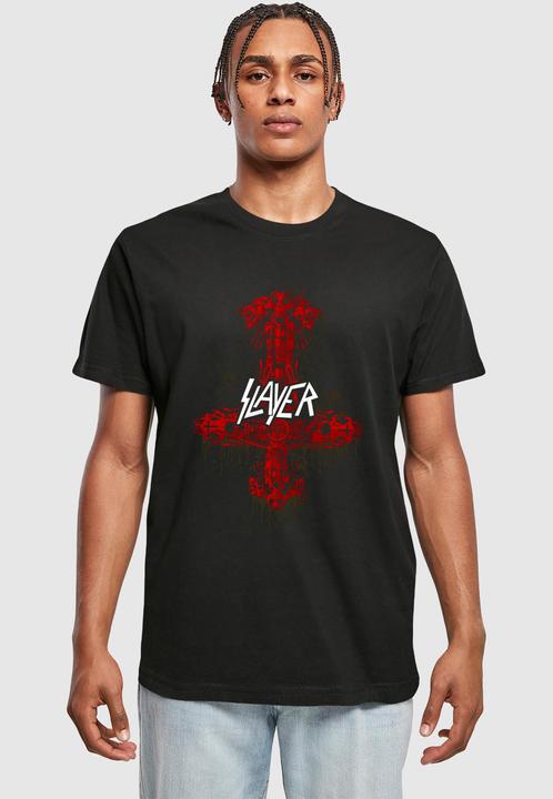 Produktbild Merchcode Slayer - Inverted Bone Cross T-Shirt - 169689 (L)