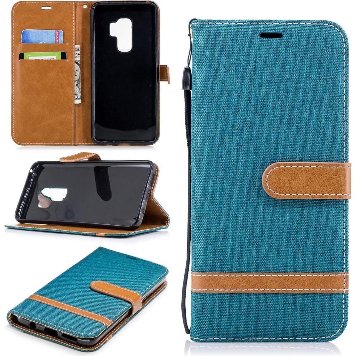 König Design Hülle Handy Schutz für Samsung Galaxy S9 Plus Case Cover Tasche Wallet Etui Neu (Samsung Galaxy S9+), Smart...