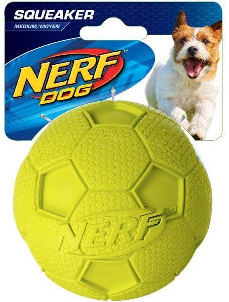 Immagine prodotto Hagen Nerf Squeaky Ball Calcio Medio (Palla giocattolo per cani)