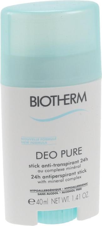 Actual product image Biotherm Deo Pure Antiperspirant (Stick, 40 ml)