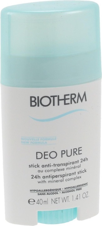 Image du produit Biotherm Déo Pure Antitranspirant (Stick, 40 ml)