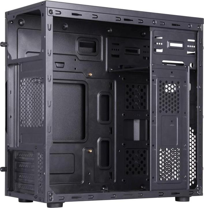 Produktbild 1st Cool 1stCOOL skříň STEP Premium, micro tower, AU, USB 3.0, USB-C, 1x 120mm + 1x 80mm Fan, černá (mATX)