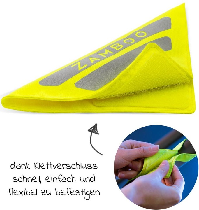 Produktbild Zamboo Kinderwagen-Ersatzteile Universal Reflektoren für Kinderwagen und Buggys 4er