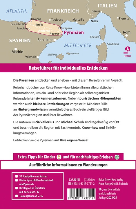 Immagine prodotto Reiseführer Pyrenäen (Tedesco, Lucia Vallerius, Scarpa Michael, 2024)