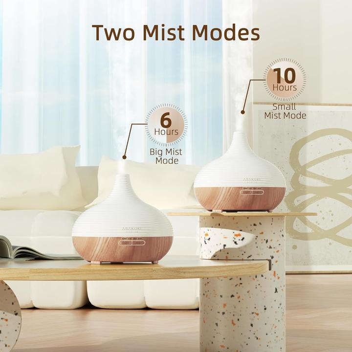 Produktbild Asakuki Aroma Diffuser mit LED Licht (300 ml)