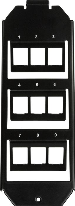 Productafbeelding LogiLink 3 x 3 Blank Keystone Patch Panel