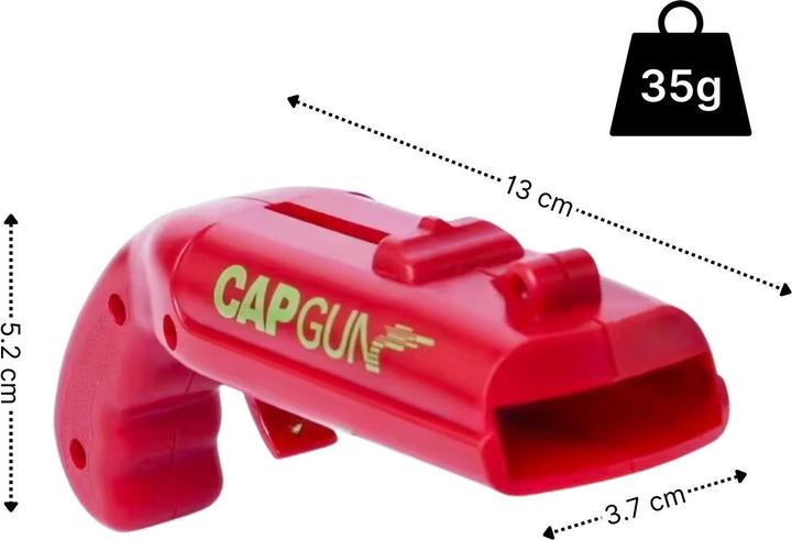 Actual product image Hermex Cap gun bottle opener with crown cork spinner Cap lifter Beer bottle opener (Bottle opener)