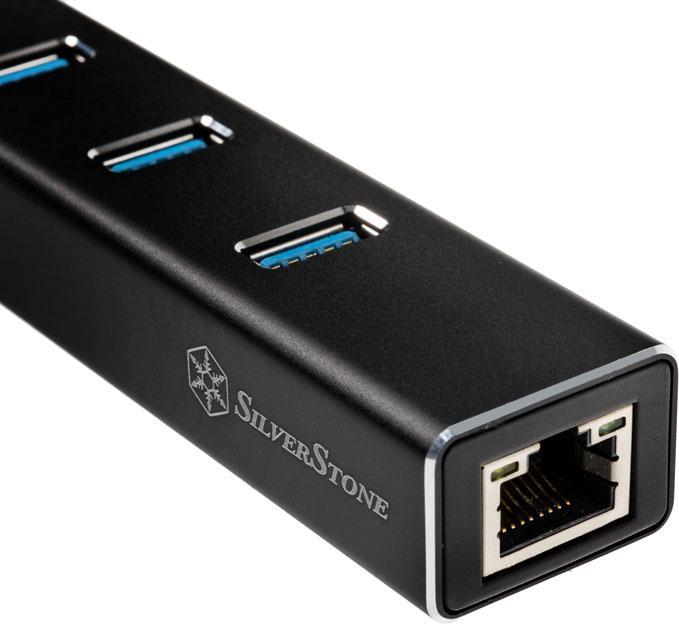Actual product image Silverstone EP04 Stroke (USB-A, 3 ports)