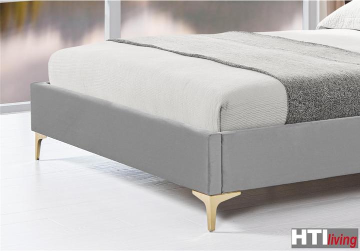 Produktbild HTI-Living Polsterbett 140 x 200 cm Yoris Grau (140 x 200 cm)