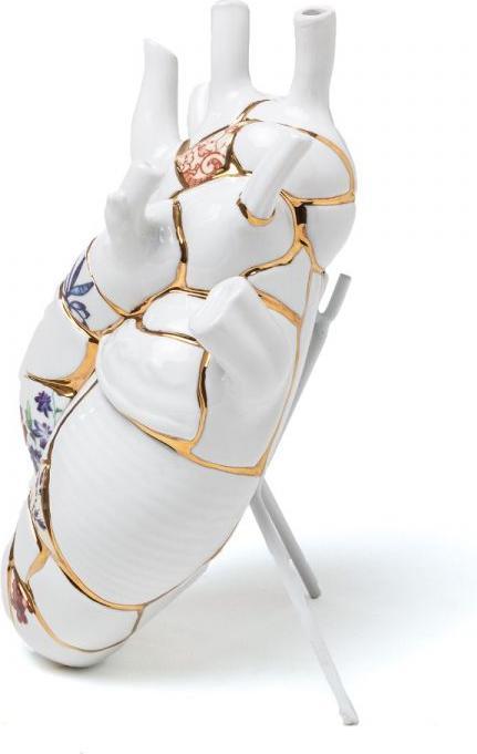 Produktbild Seletti Vase Kintsugi Love In Bloom Heart (1 x)