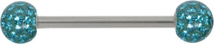 Immagine prodotto Bijouteria Piercing lingua (Resina epossidica, Zirconia, Acciaio chirurgico 316L)