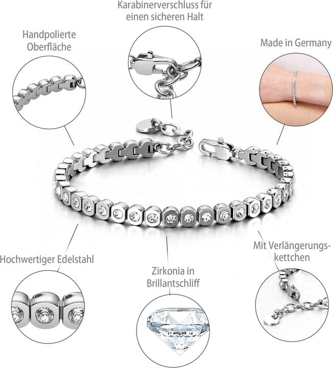 Immagine prodotto Heideman Amilla color oro rosa (100% acciaio inossidabile)