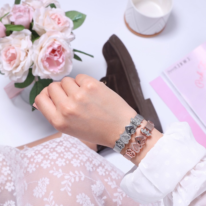 Produktbild Heideman Mesh Armband poliert (100% Edelstahl)