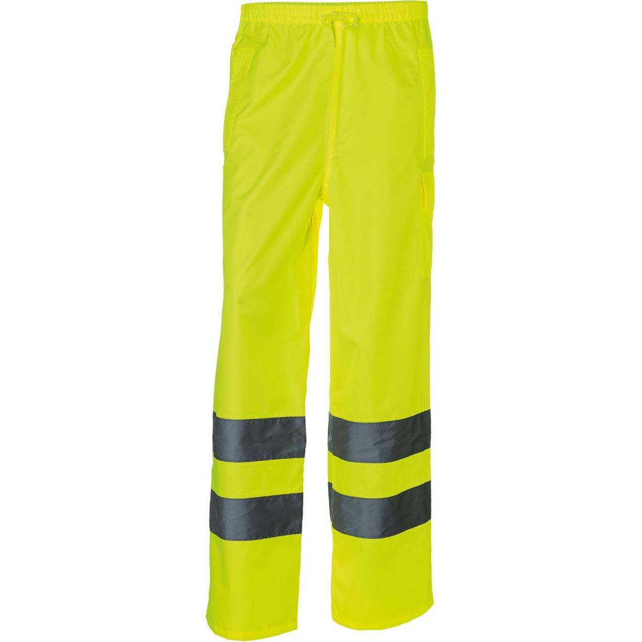 Kübler, Damen, Hosen, Regenhose REFLECTIQ PSA 2 warngelb Form 2995 Grösse 4XL, Gelb, (4XL)