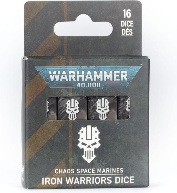 Games Workshop "Warhammer 40k - Iron Warriors Dice Set"