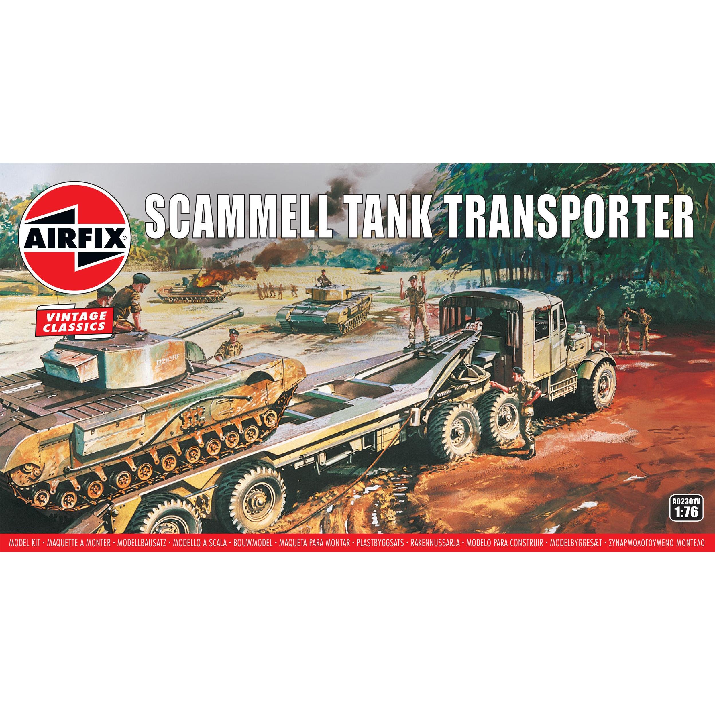 Thumbnail - Airfix Bausatz Lastwagen Scammel Panzer Transporter 1:76