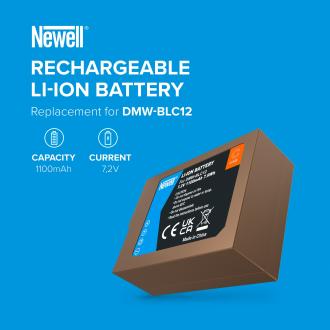 Actual product image Newell battery Panasonic DMW-BLC12 USB-C (Camera battery charger)