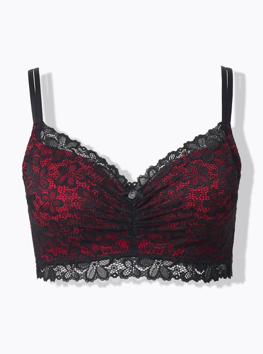 Actual product image TruYou Layered Lace Panel Bralette (85 E)