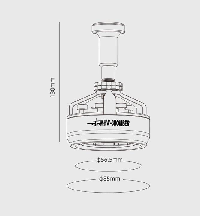 Actual product image MHW 3Bomber Cyclone needle distributor