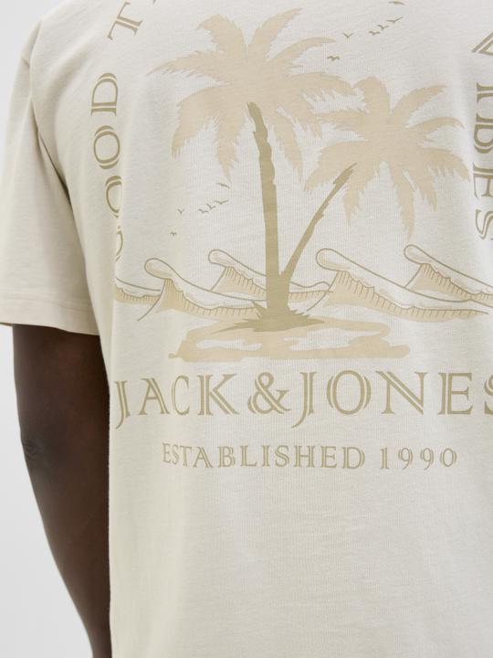 Actual product image Jack & Jones Jjsummer Vibes Tee Ss Crew Neck Ln (L)