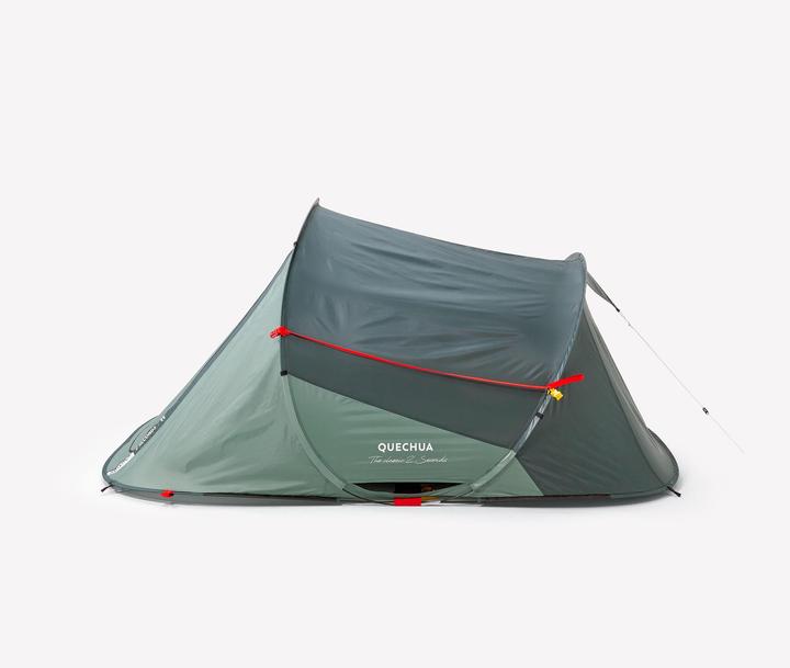 Image du produit Quechua Tente de camping - 2 SECONDS - 2 places (Tente instantanée, 2.50 kg, 2 personnes)