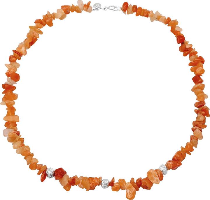 Produktbild Elli Edelsteinkette (Plastik, Aventurin, 925 Sterling Silber, 40 cm)