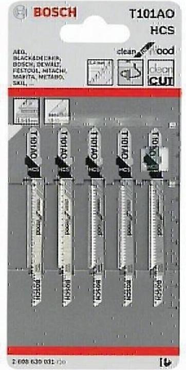 Produktbild Bosch Professional Zubehör Stichsägeblatt T 101 AO Clean for Wood