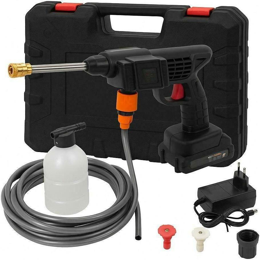 Rockforce, Pulitore ad alta pressione, 21-V-Hochdruckreiniger mit 15 bar Saugkraft (Batteria ricaricabile)