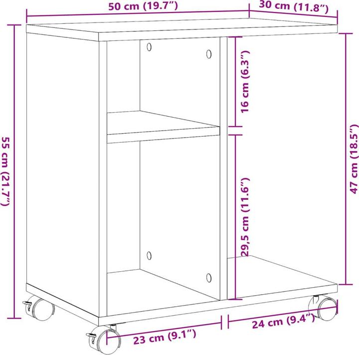Image du produit vidaXL Beistelltisch