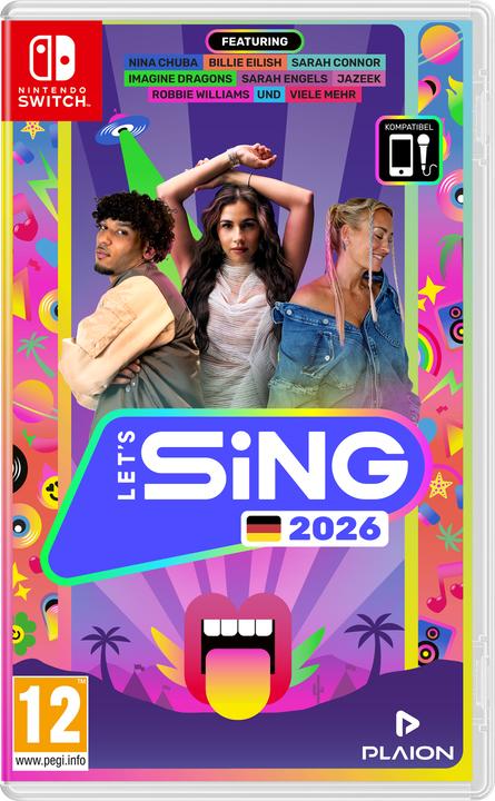 Produktbild Plaion Let's Sing 2026 German Version (Switch)